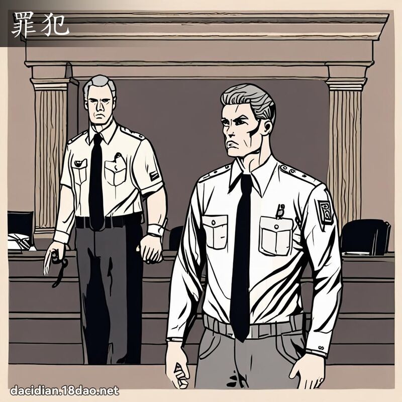 罪犯 - 国语大辞典配图