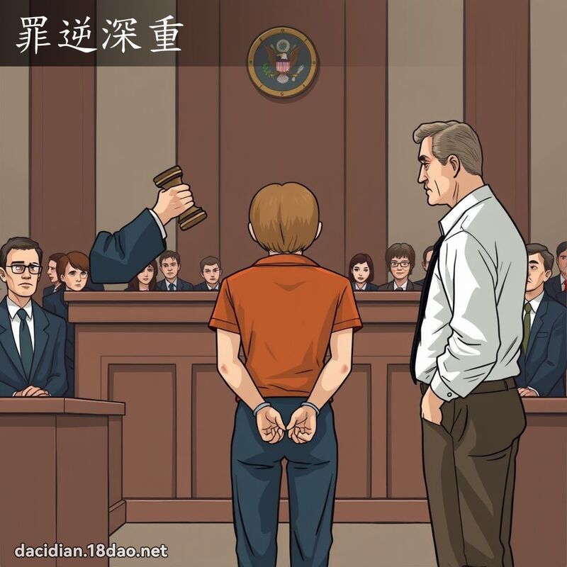 罪逆深重 - 國語大辭典配圖