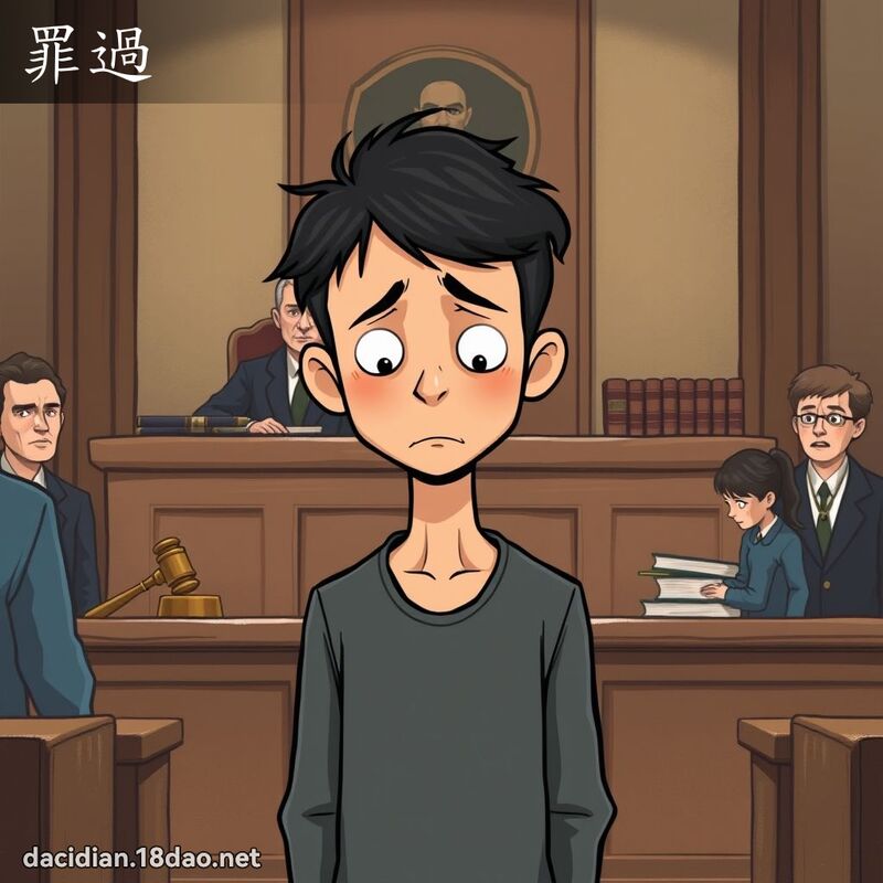 罪过 - 国语大辞典配图