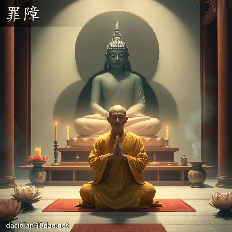 罪障 - 國語大辭典配圖