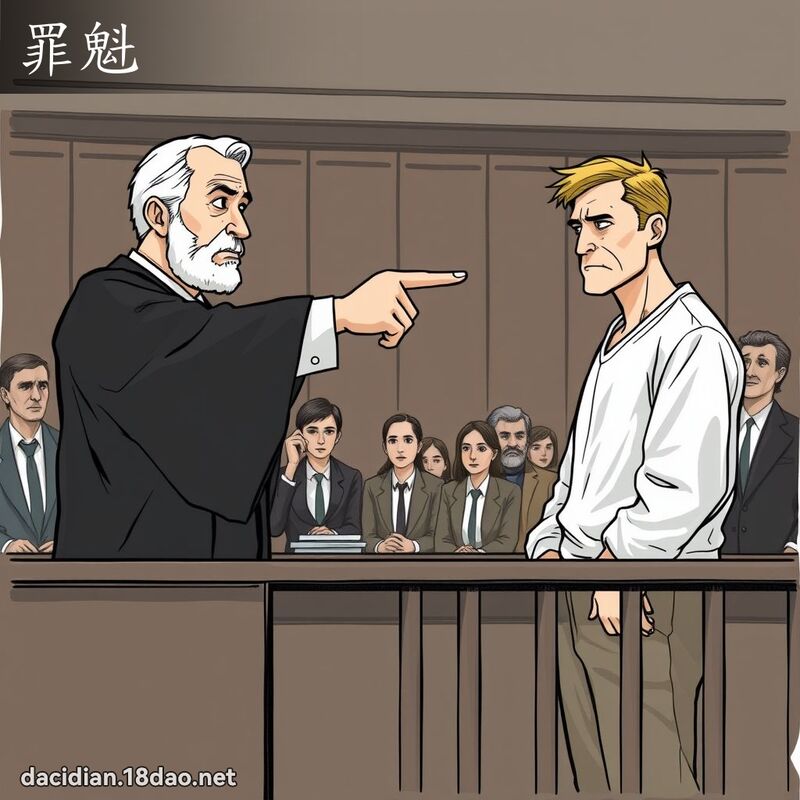罪魁 - 國語大辭典配圖