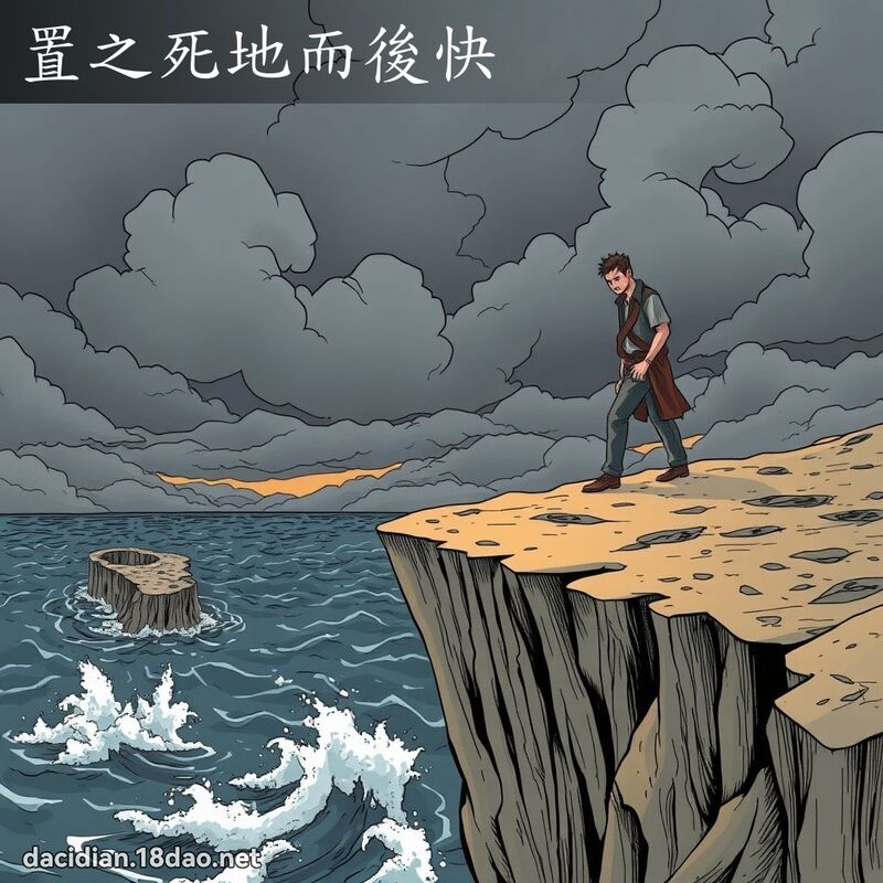 置之死地而后快 - 国语大辞典配图