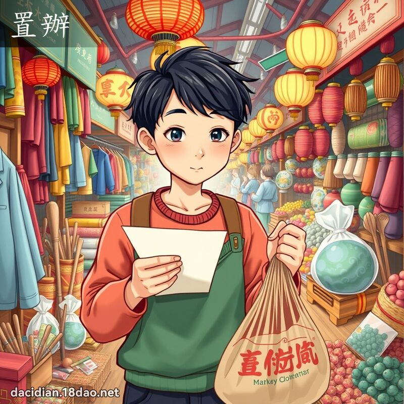 置辦 - 國語大辭典配圖
