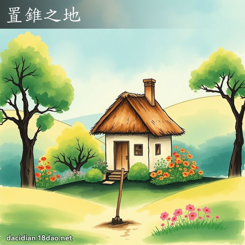 置錐之地 - 國語大辭典配圖