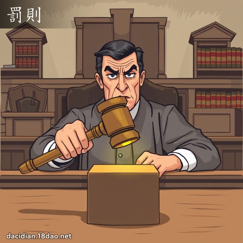 罚则 - 国语大辞典配图