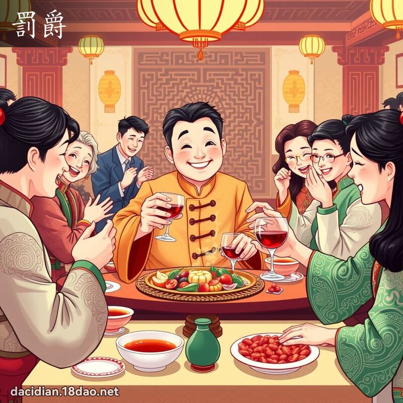 罚爵 - 国语大辞典配图