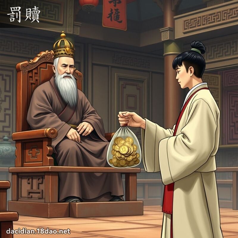 罚赎 - 国语大辞典配图