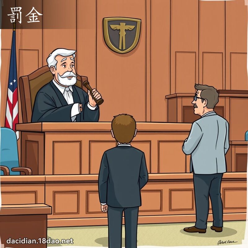 罰金 - 國語大辭典配圖