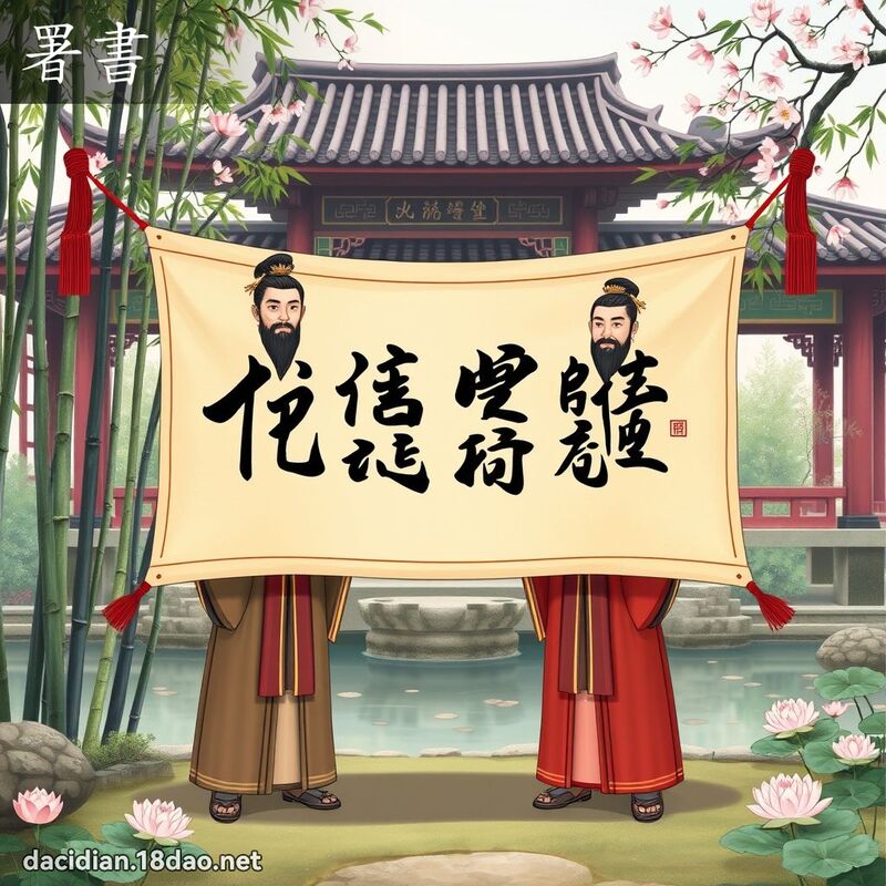 署书 - 国语大辞典配图