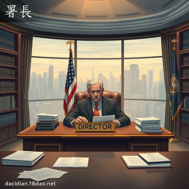 署長 - 國語大辭典配圖