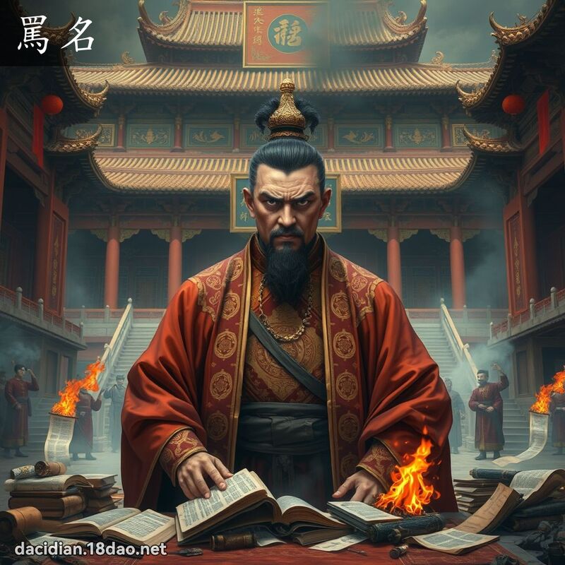 罵名 - 國語大辭典配圖