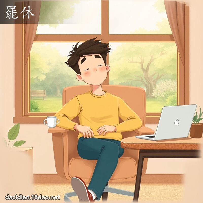 罷休 - 國語大辭典配圖