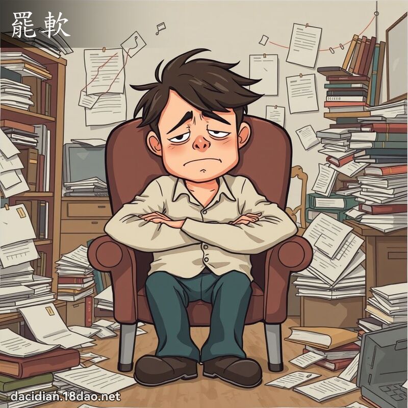 罷軟 - 國語大辭典配圖