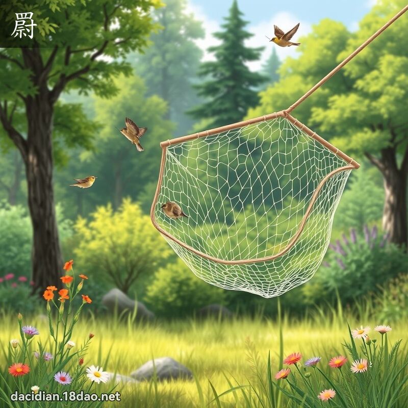 罻 - 國語大辭典配圖