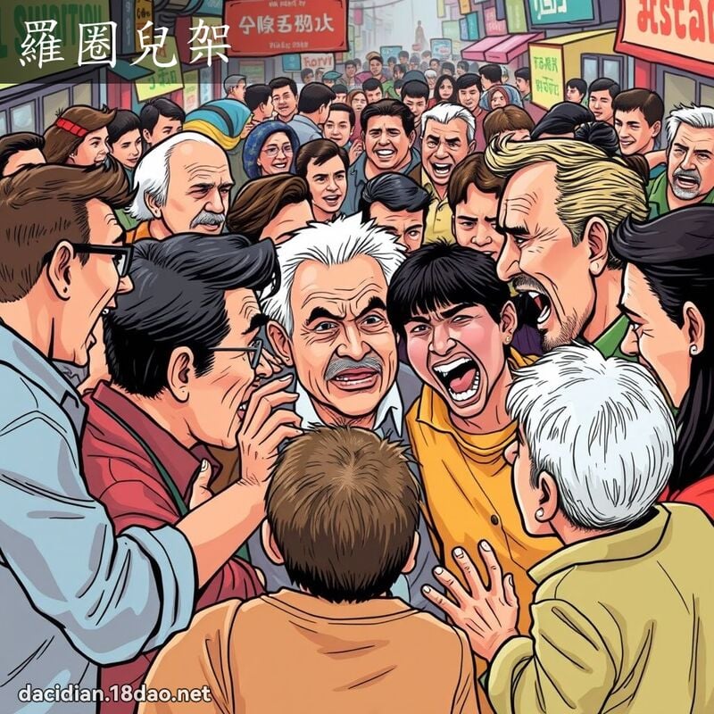 罗圈儿架 - 国语大辞典配图