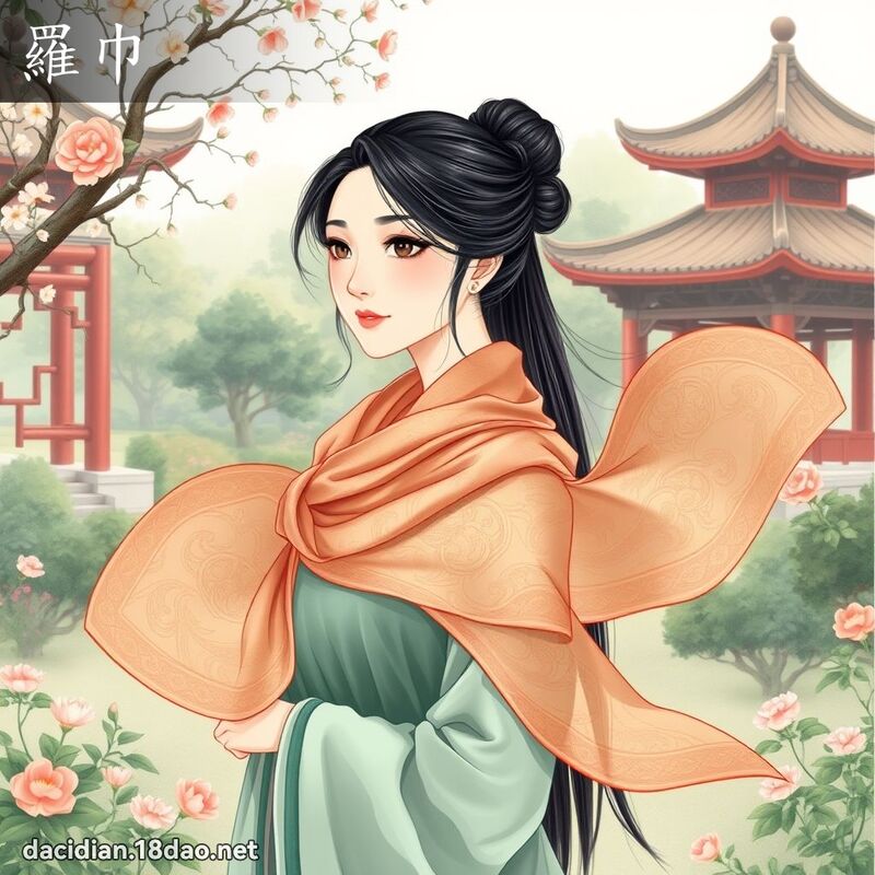 罗巾 - 国语大辞典配图