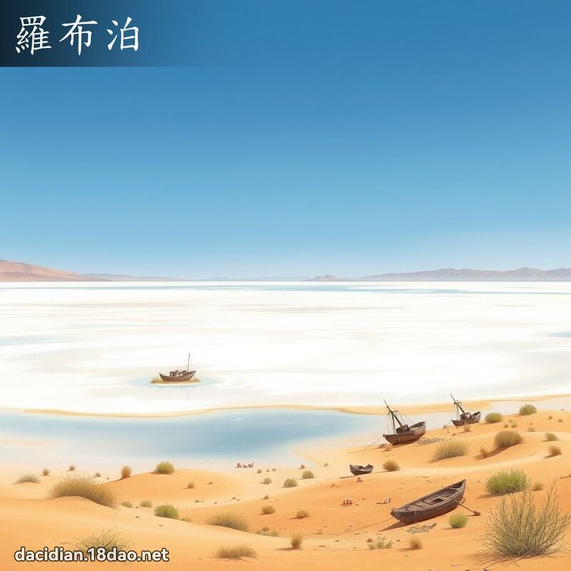 罗布泊 - 国语大辞典配图