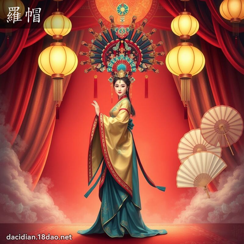 罗帽 - 国语大辞典配图