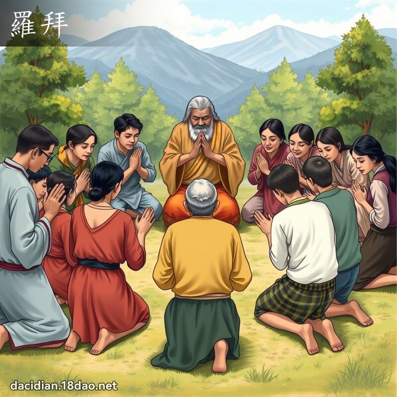 羅拜 - 國語大辭典配圖
