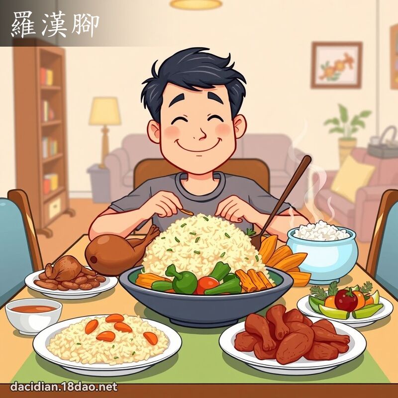 羅漢腳 - 國語大辭典配圖