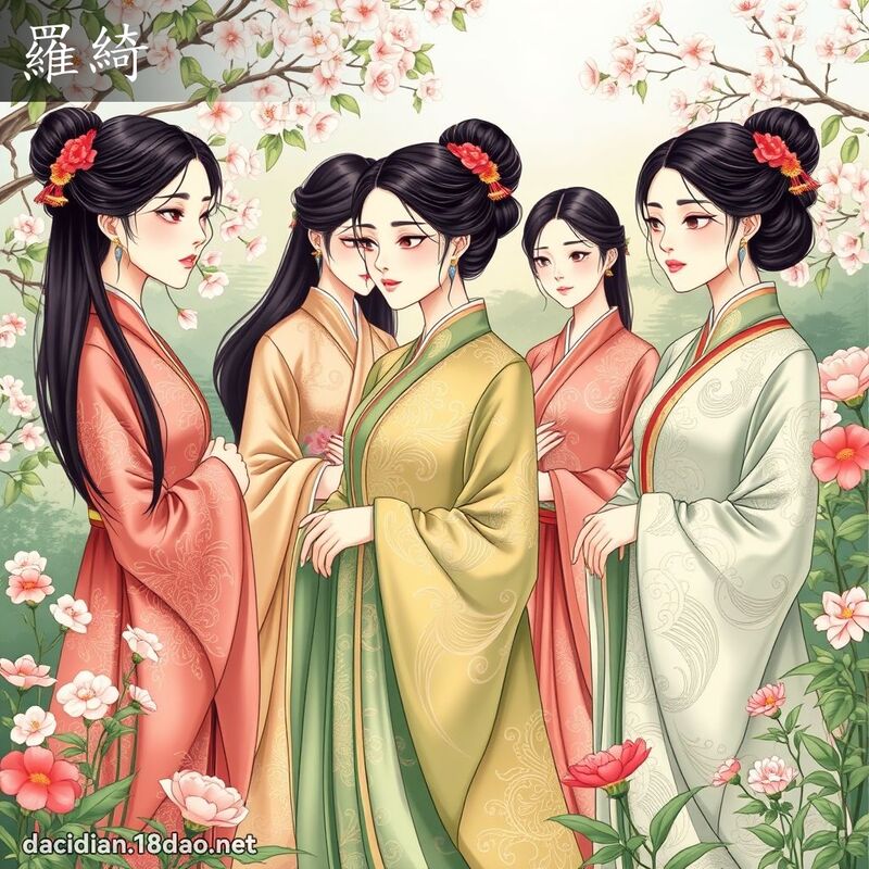 罗綺 - 国语大辞典配图