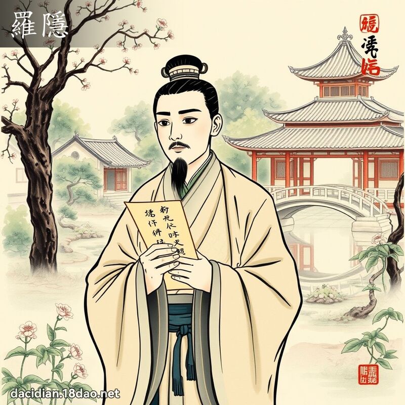 罗隱 - 国语大辞典配图