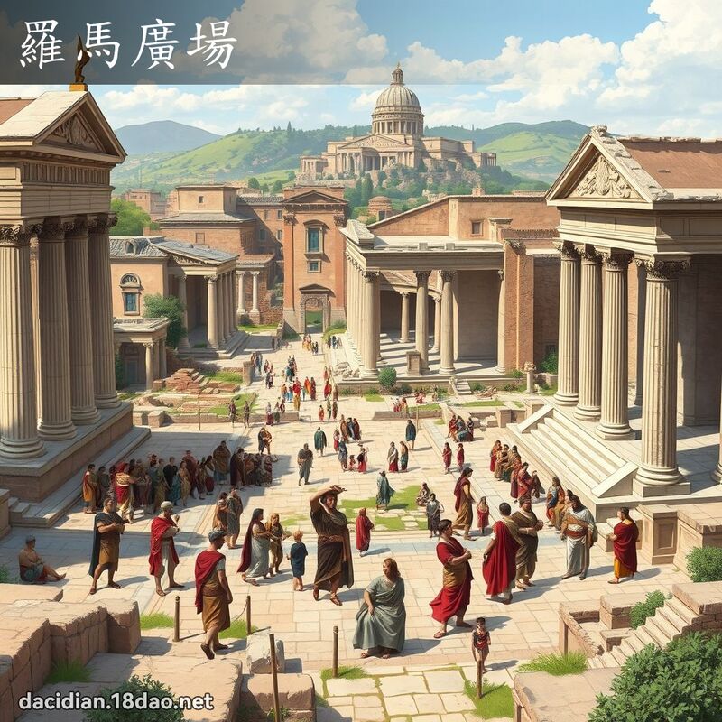 羅馬廣場 - 國語大辭典配圖