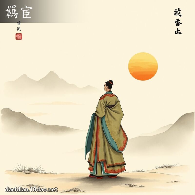 羈宦 - 国语大辞典配图