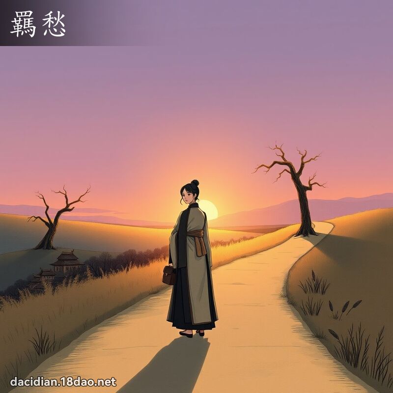 羈愁 - 国语大辞典配图