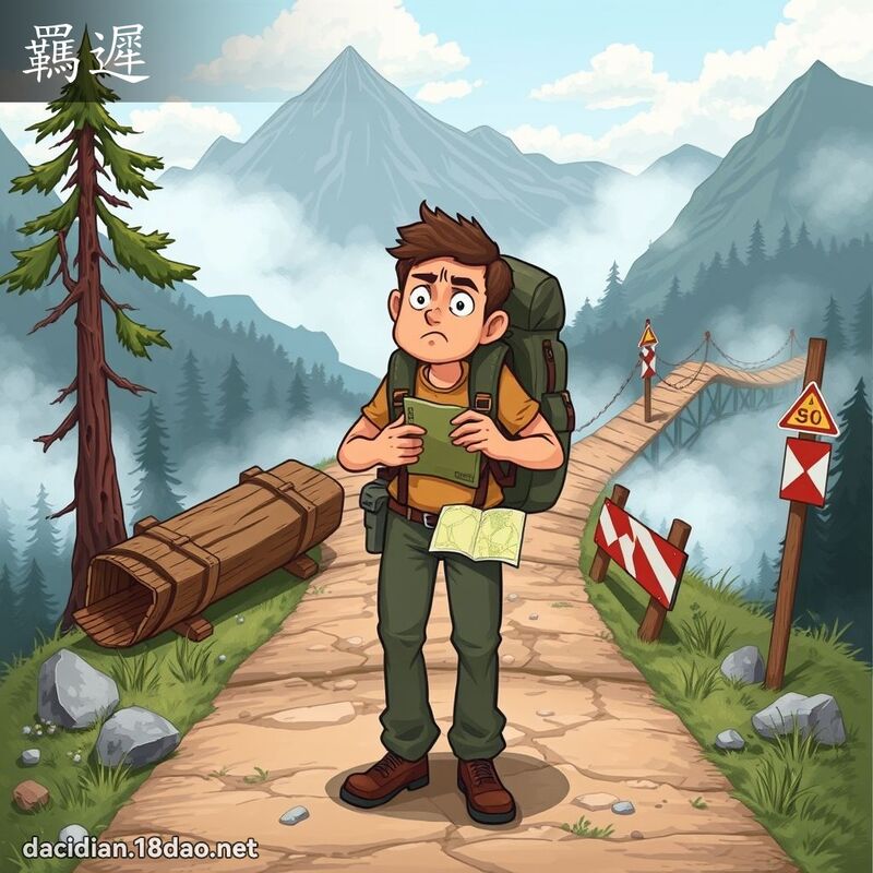 羈迟 - 国语大辞典配图