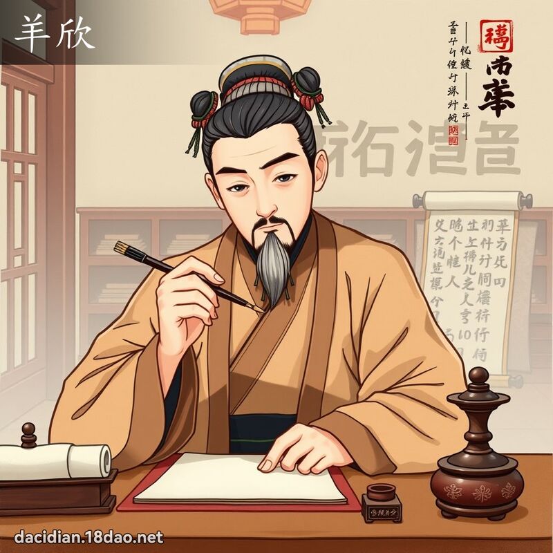 羊欣 - 國語大辭典配圖