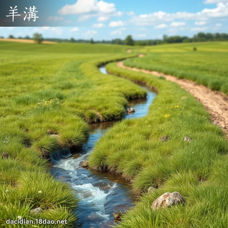 羊溝 - 國語大辭典配圖