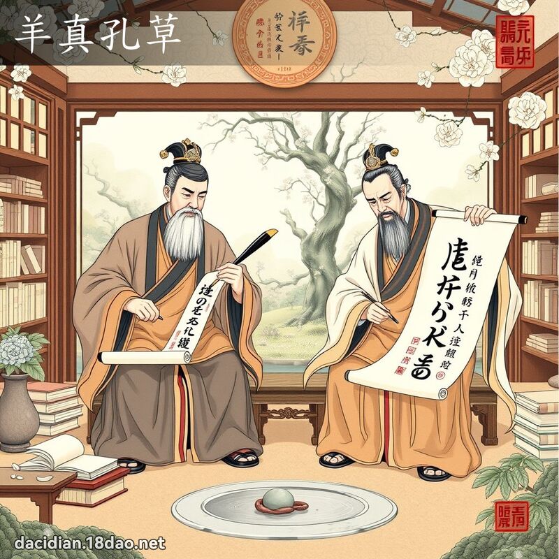 羊真孔草 - 国语大辞典配图