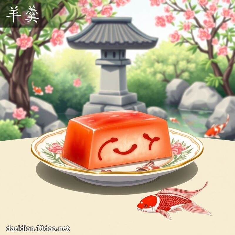 羊羹 - 國語大辭典配圖
