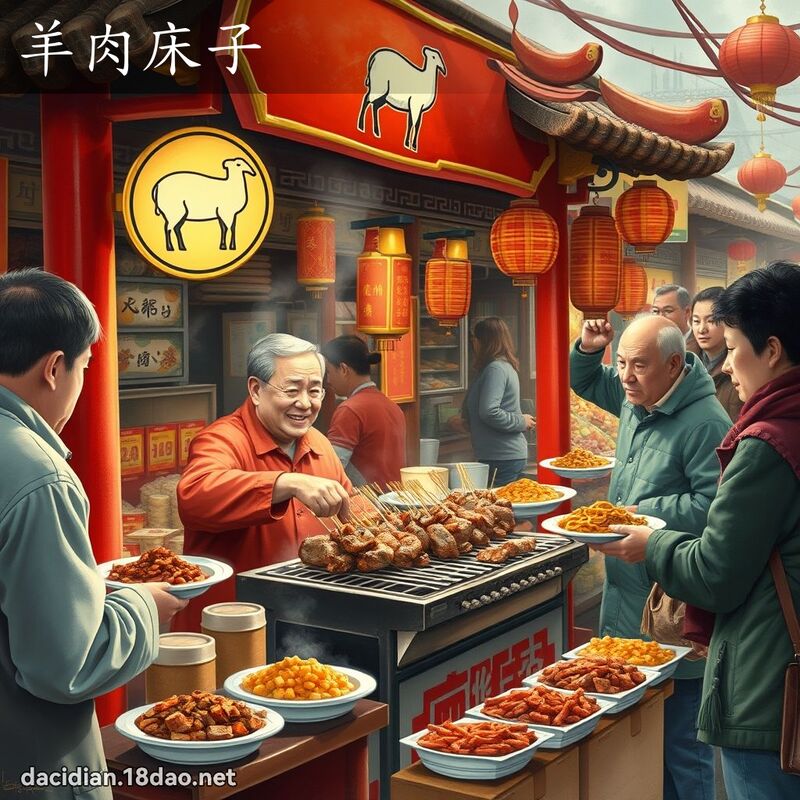 羊肉床子 - 国语大辞典配图
