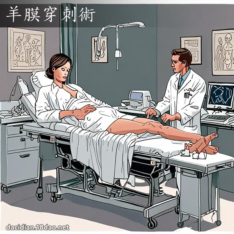 羊膜穿刺术 - 国语大辞典配图
