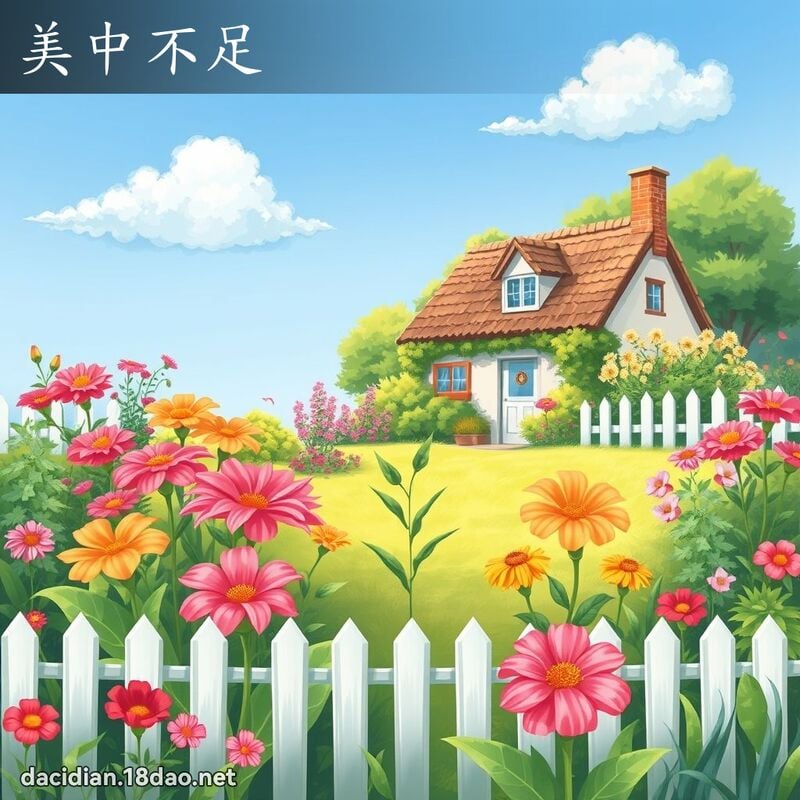 美中不足 - 国语大辞典配图