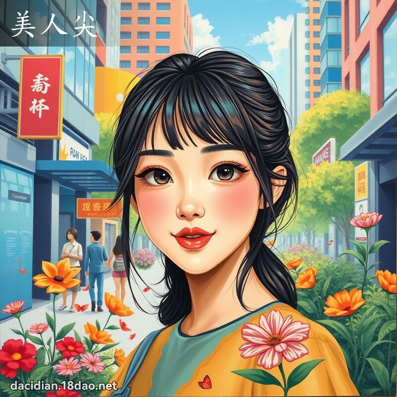 美人尖 - 國語大辭典配圖