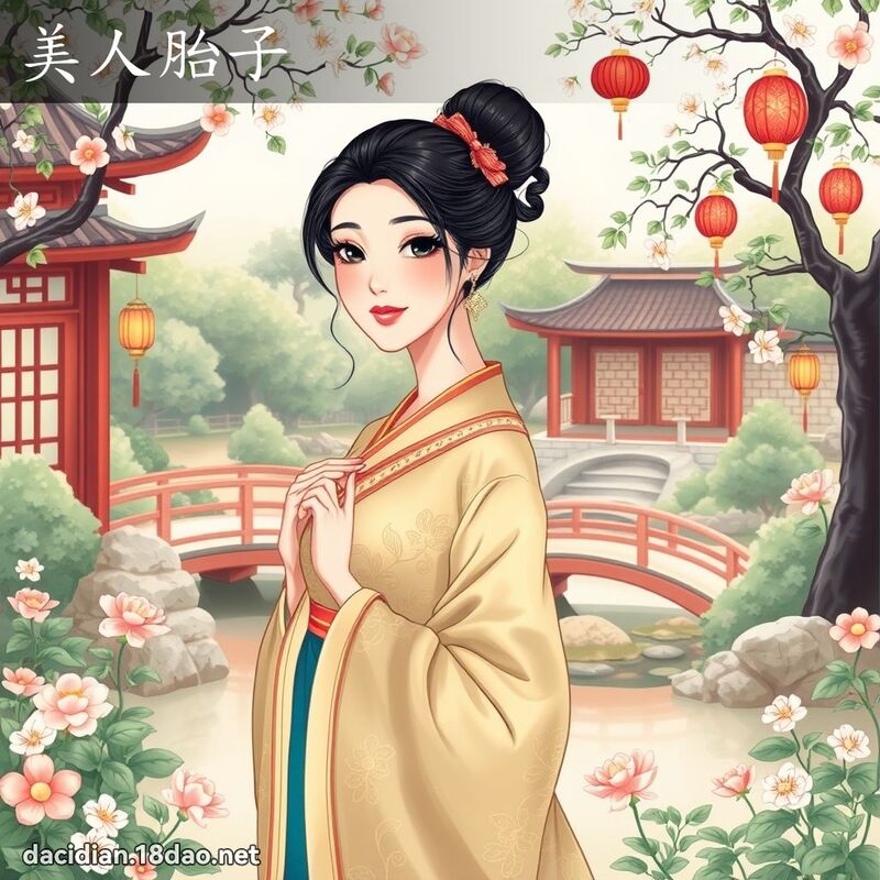 美人胎子 - 國語大辭典配圖