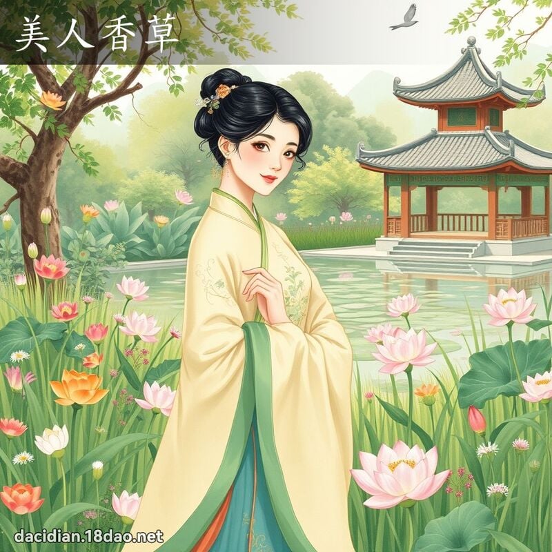 美人香草 - 国语大辞典配图
