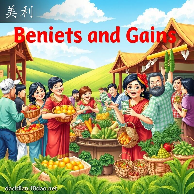 美利 - 国语大辞典配图