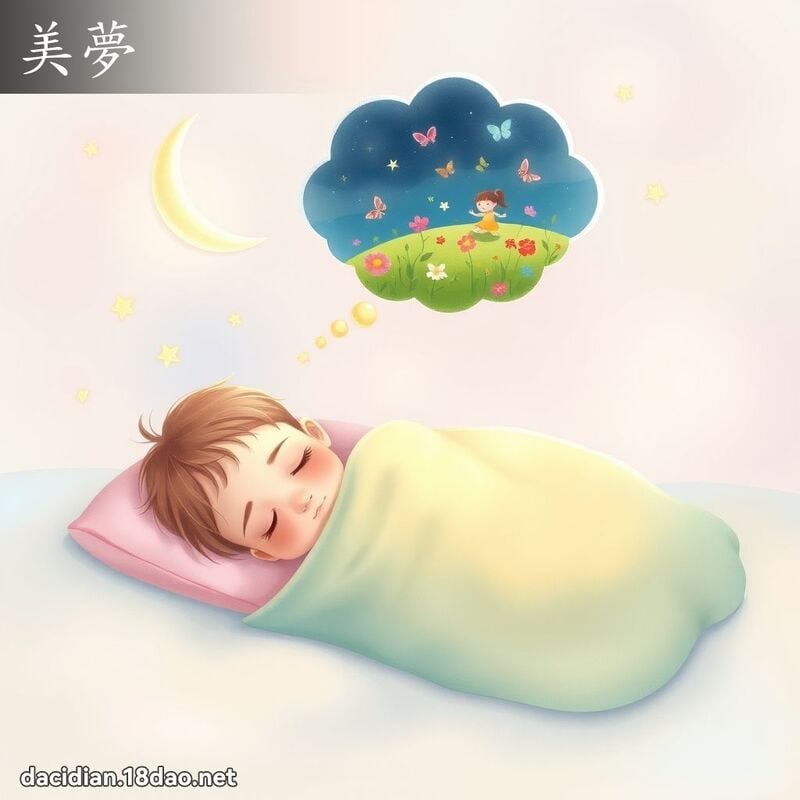 美夢 - 國語大辭典配圖