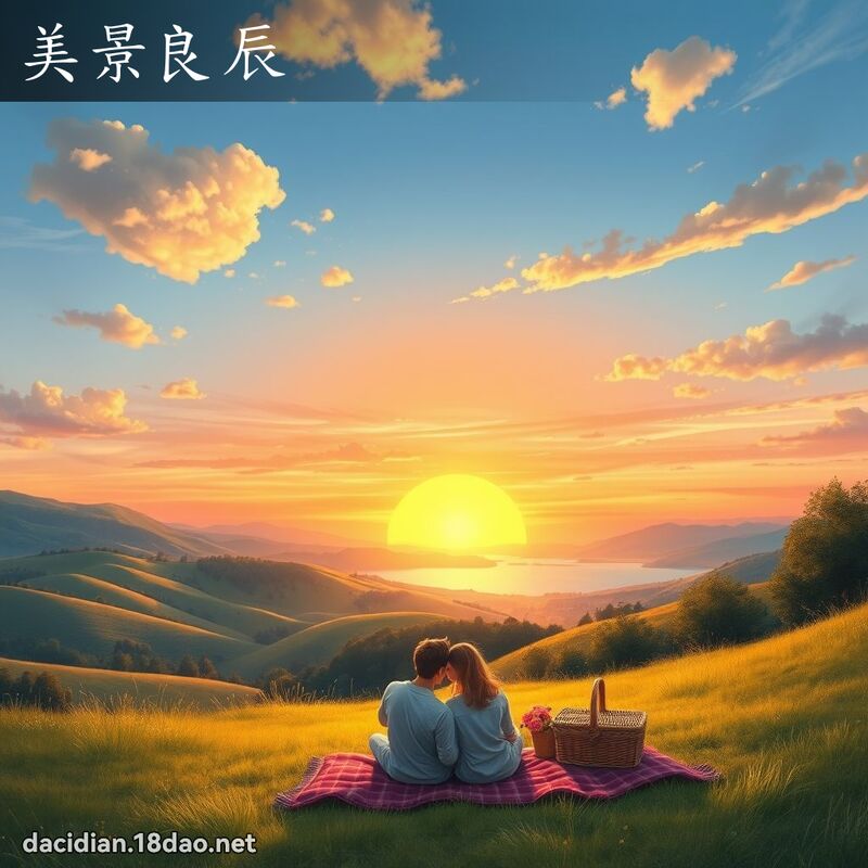 美景良辰 - 國語大辭典配圖