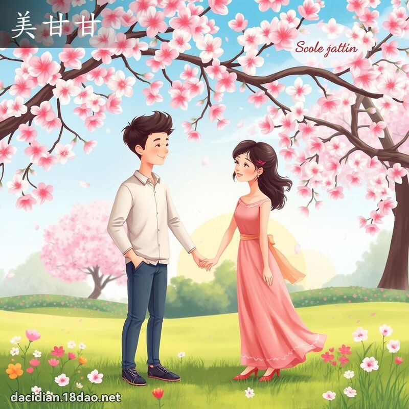 美甘甘 - 國語大辭典配圖