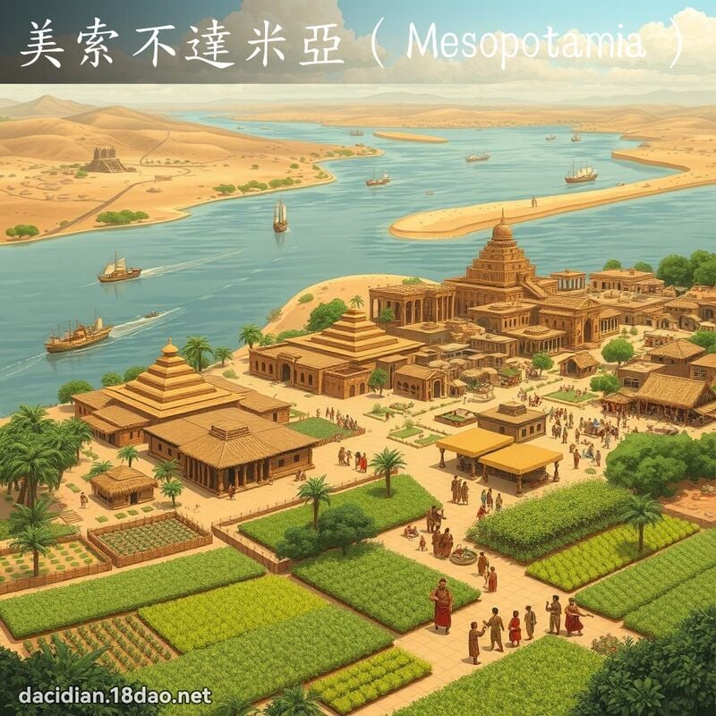 美索不达米亚（Mesopotamia） - 国语大辞典配图