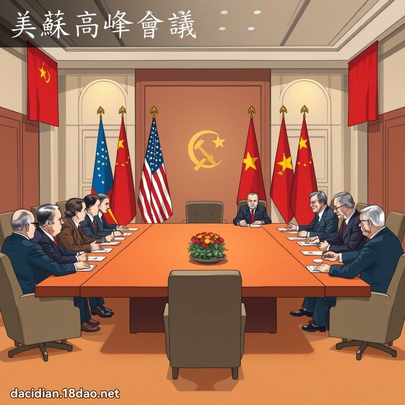 美苏高峰会议 - 国语大辞典配图