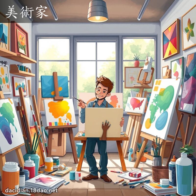 美术家 - 国语大辞典配图