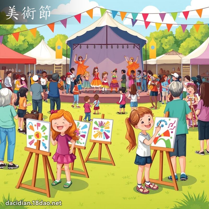 美術節 - 國語大辭典配圖