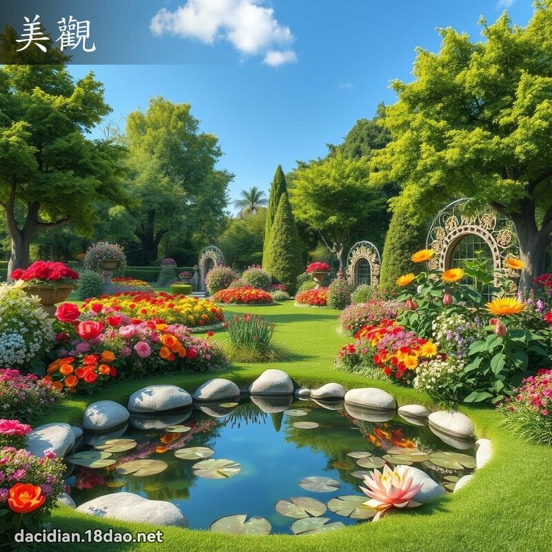 美观 - 国语大辞典配图