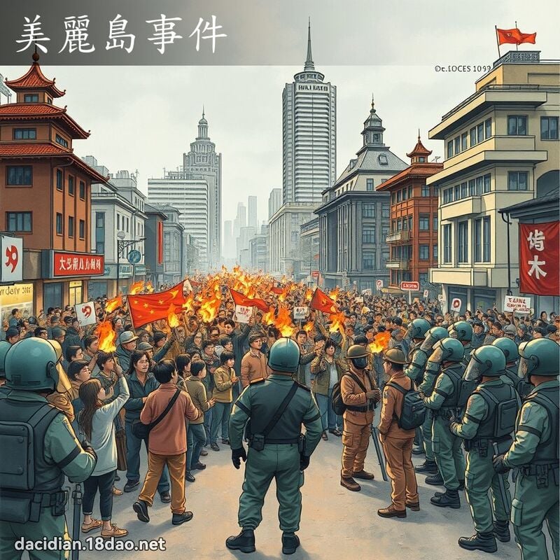 美麗島事件 - 國語大辭典配圖